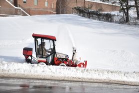Campus snow removal