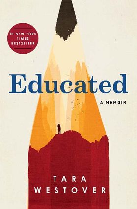 The "Educated: A Memoir" book cover with no background available for download