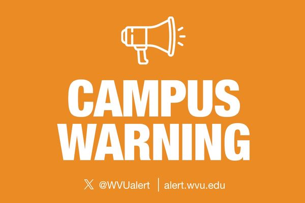 An orange graphic includes the words Campus Warning in white.