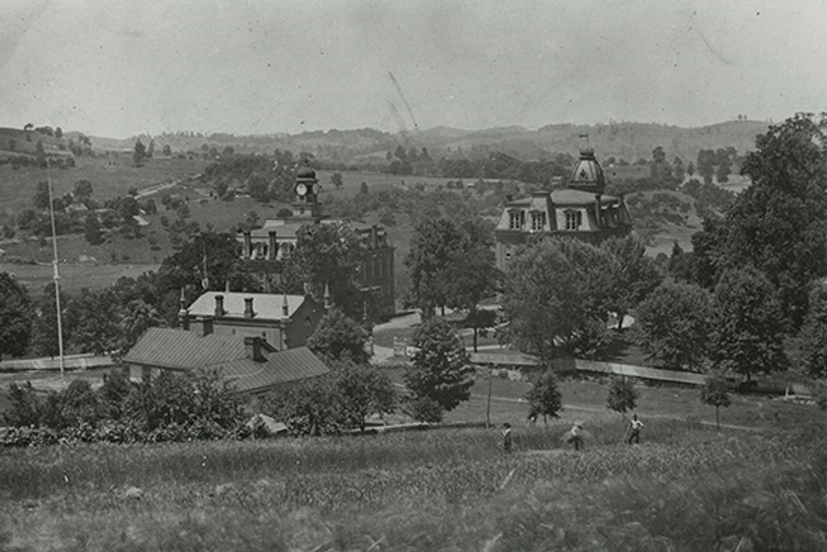 WVU Campus in 1878