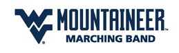 Banner that reads "WV Mountaineer Marching Band"