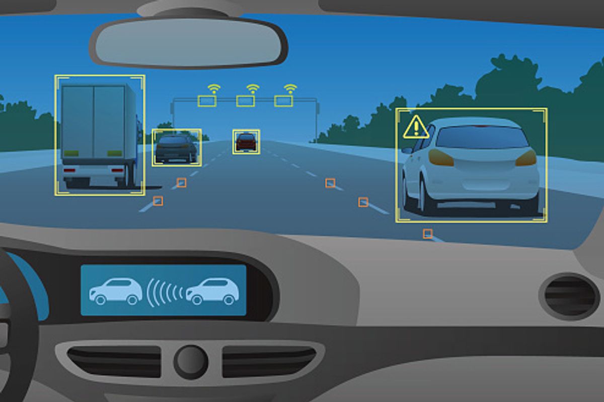 Autonomous vehicle graphic
