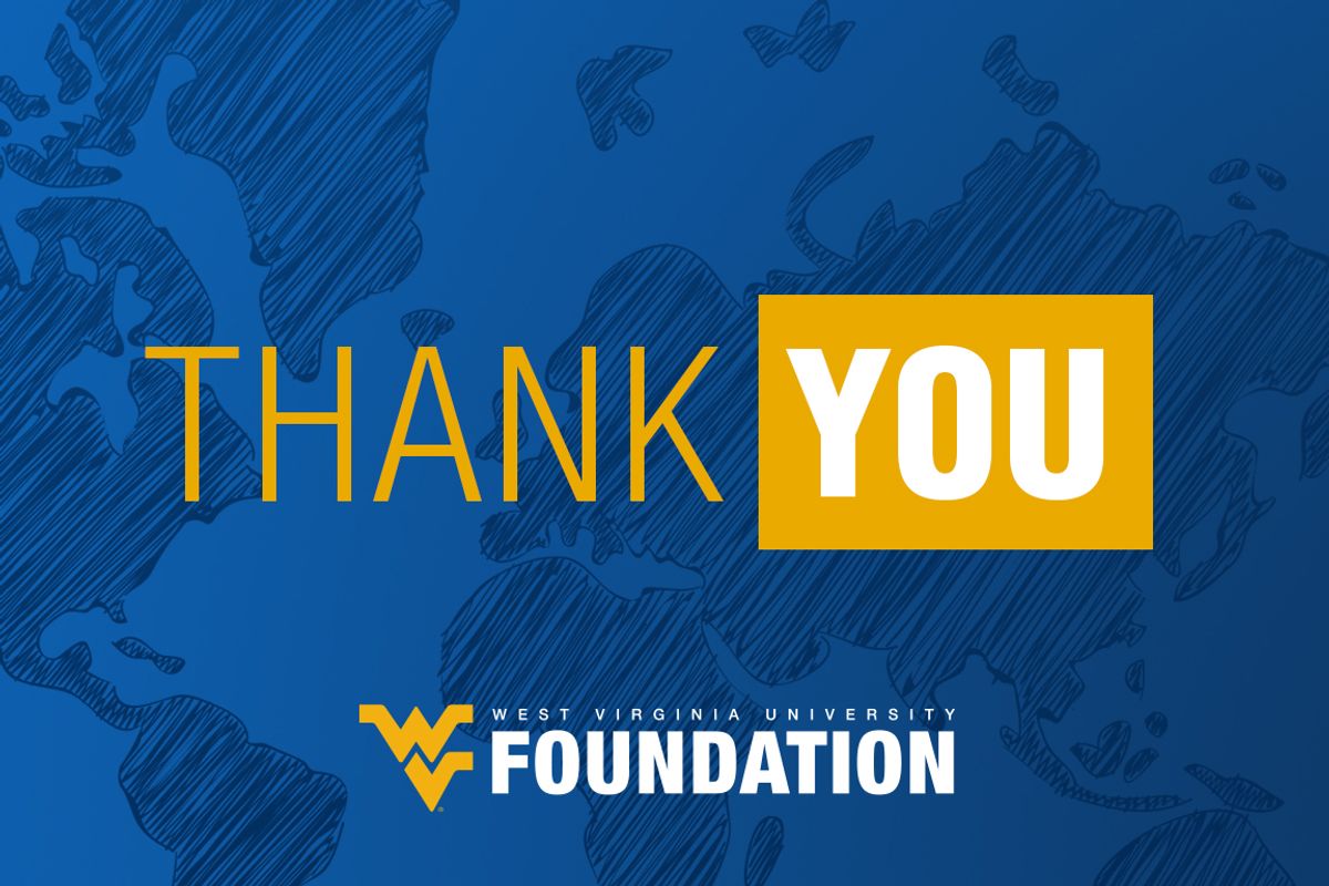 Thank you from the WVU Foundation