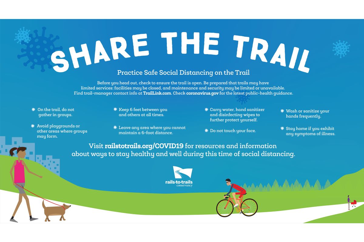 graphic art for share the trail