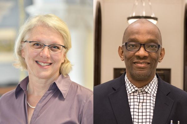 An unprecedented two scholars from West Virginia University have received the top fellowship from the National Endowment for the Humanities.  Katherine Aaslestad and Tamba M’bayo, both professors in the Department of History, will each receive $60,000 for