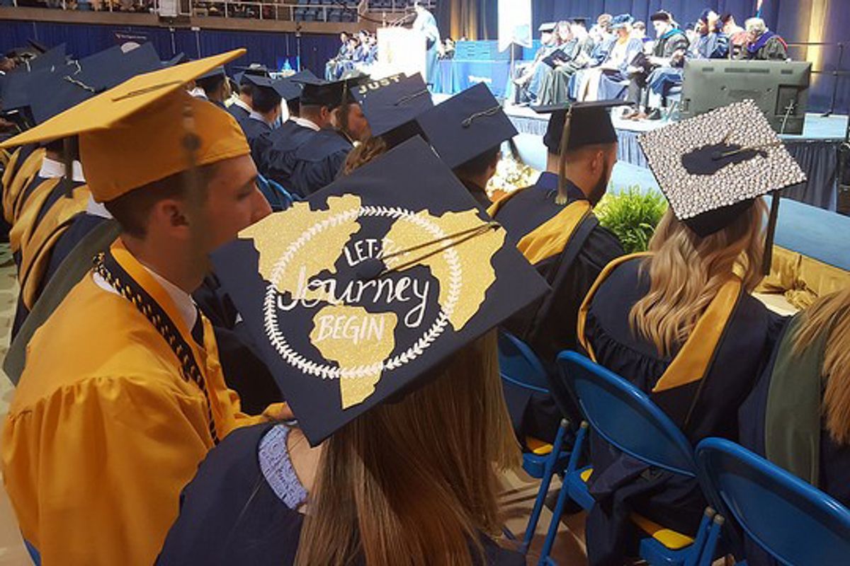 WVU CPASS students at commencement
