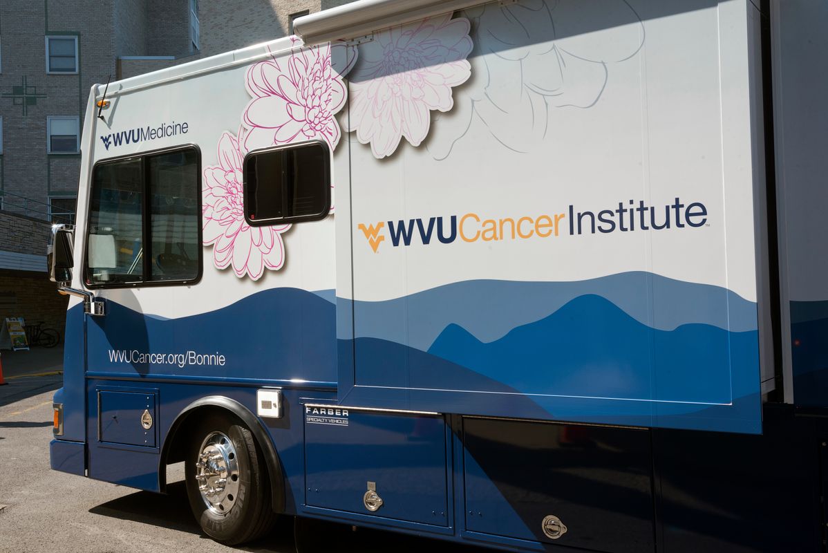 Photograph of WVU Cancer Institute Bonnie's Bus