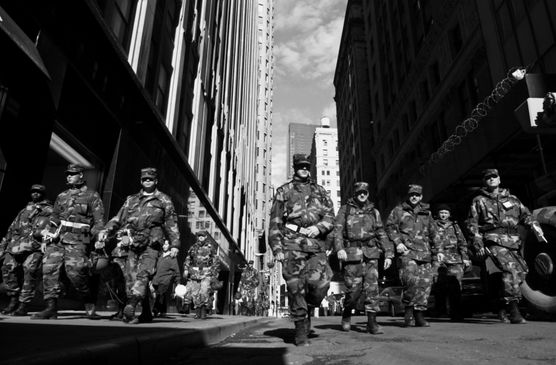 Soldiers in NYC