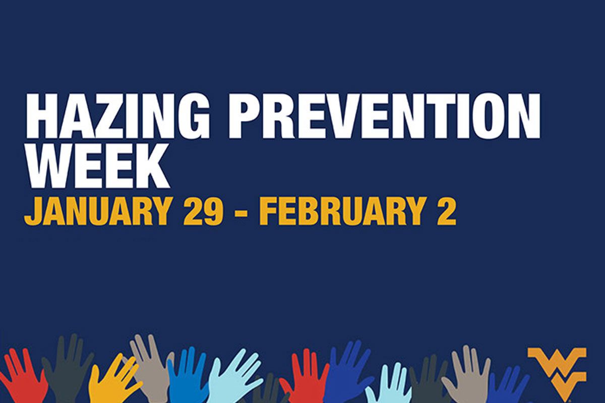 Hazing Prevention Week graphic - January 29-February 2
