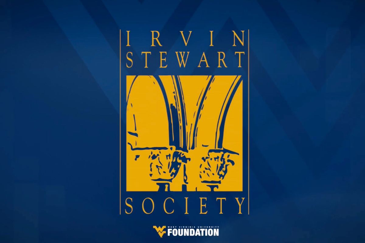 graphic for wvu irvin stewart society