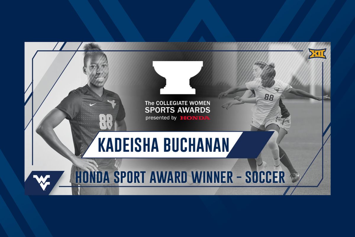 Buchanan named Honda Sport Award Winner WVU Today West Virginia